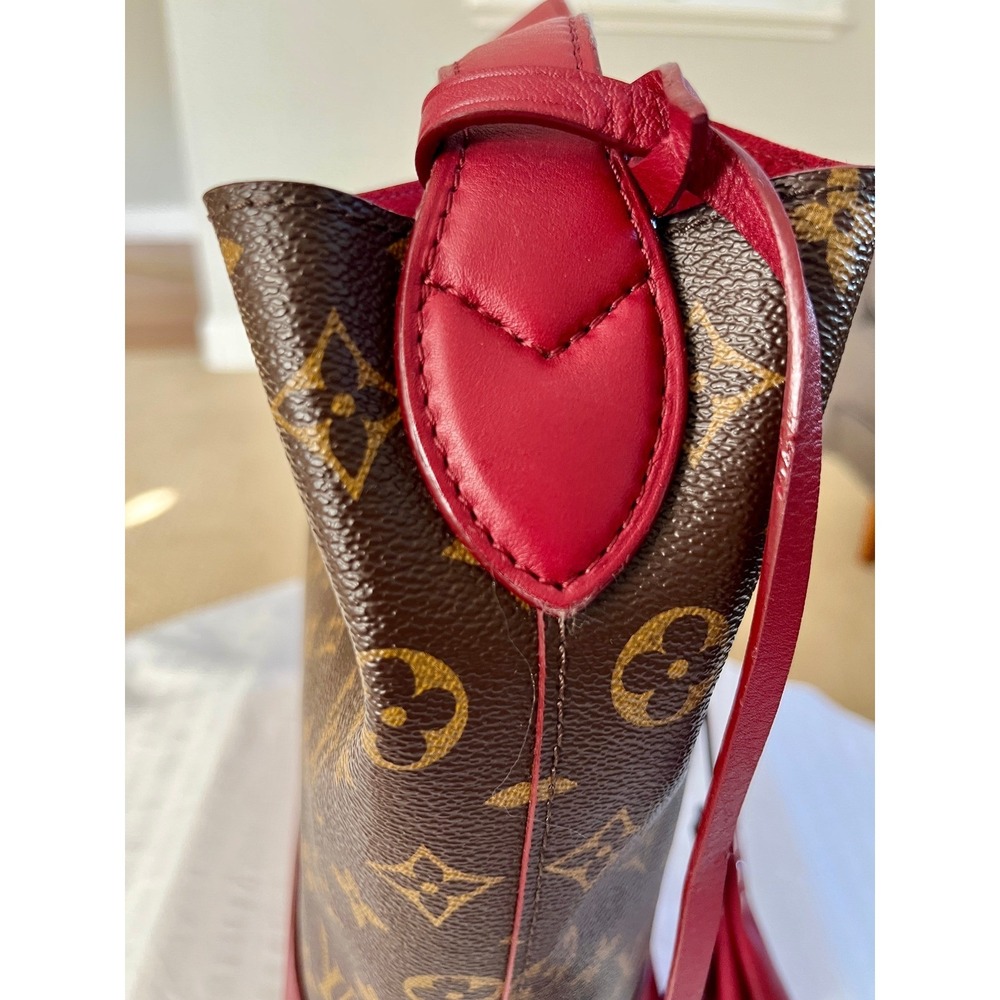 Louis Vuitton NN 14 GM Monogram Idole Ruby Red Bucket Bag Marc Jacobs 2014 Rcpt - Picture 9 of 16